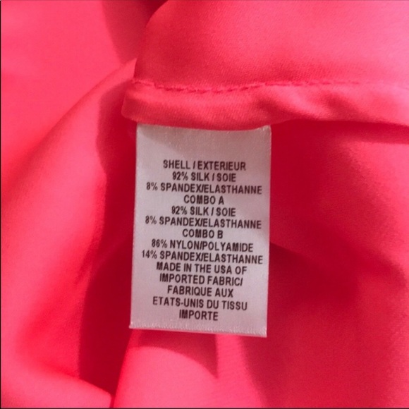 Milly Silk Crepe Flyaway Top Mesh Accents - Picture 6 of 8